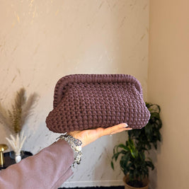 Borsa Intreccio Marrone