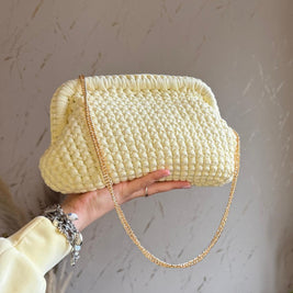 Borsa Intreccio Gialla