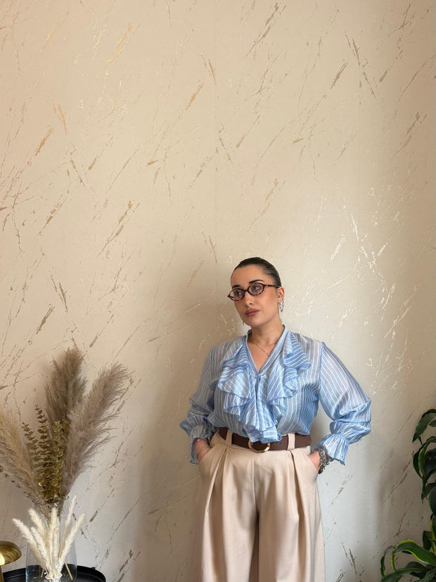 Camicia Francesca Celeste
