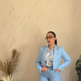 Tailleur Camilla Celeste