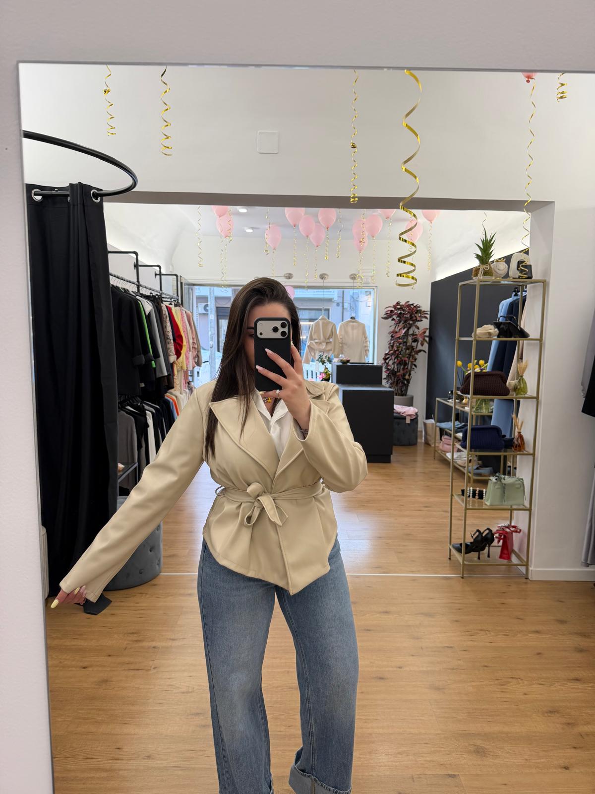 Trench Isabella Panna