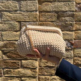 Borsa Intreccio Beige