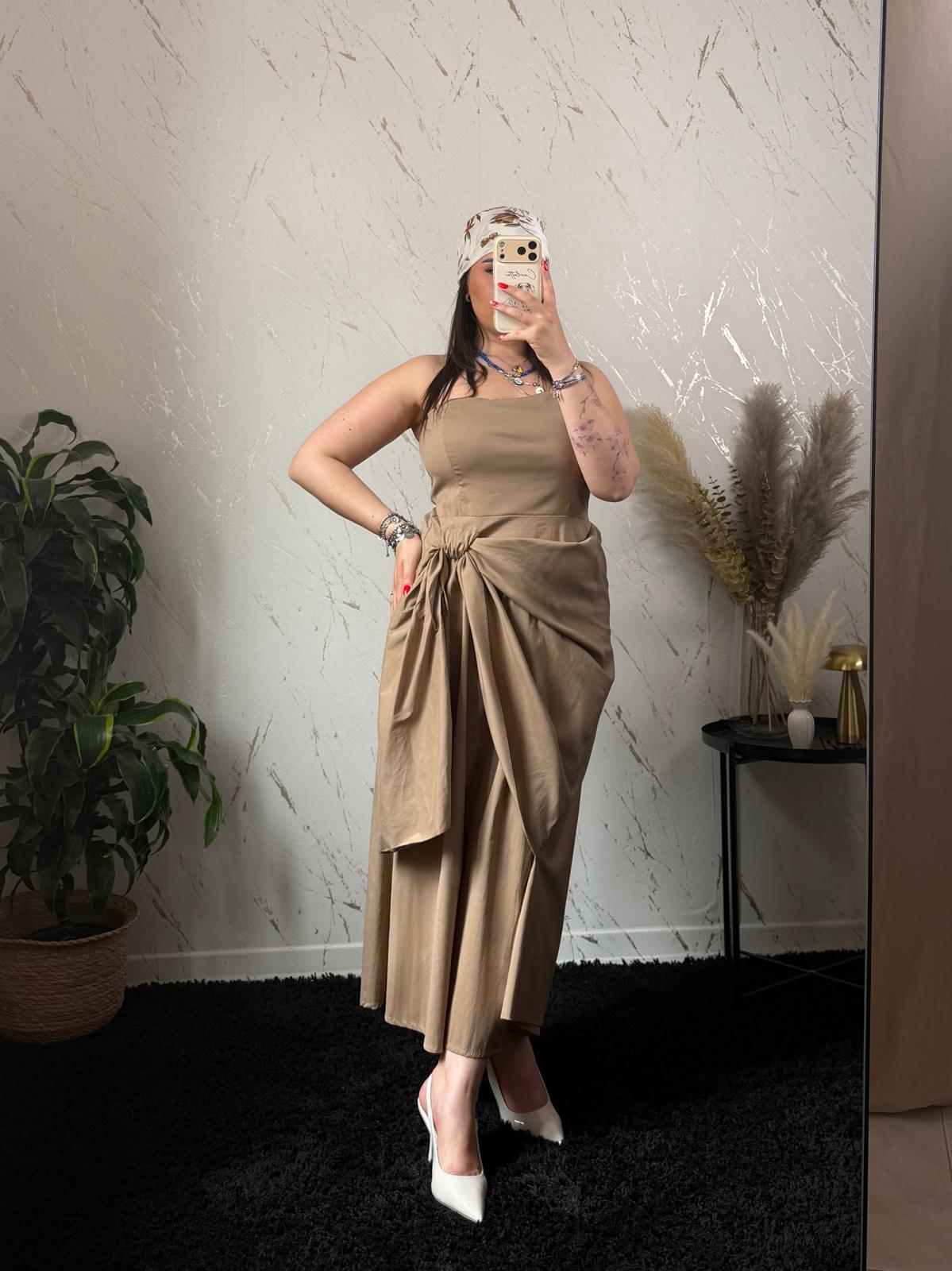 Abito Silvia Beige
