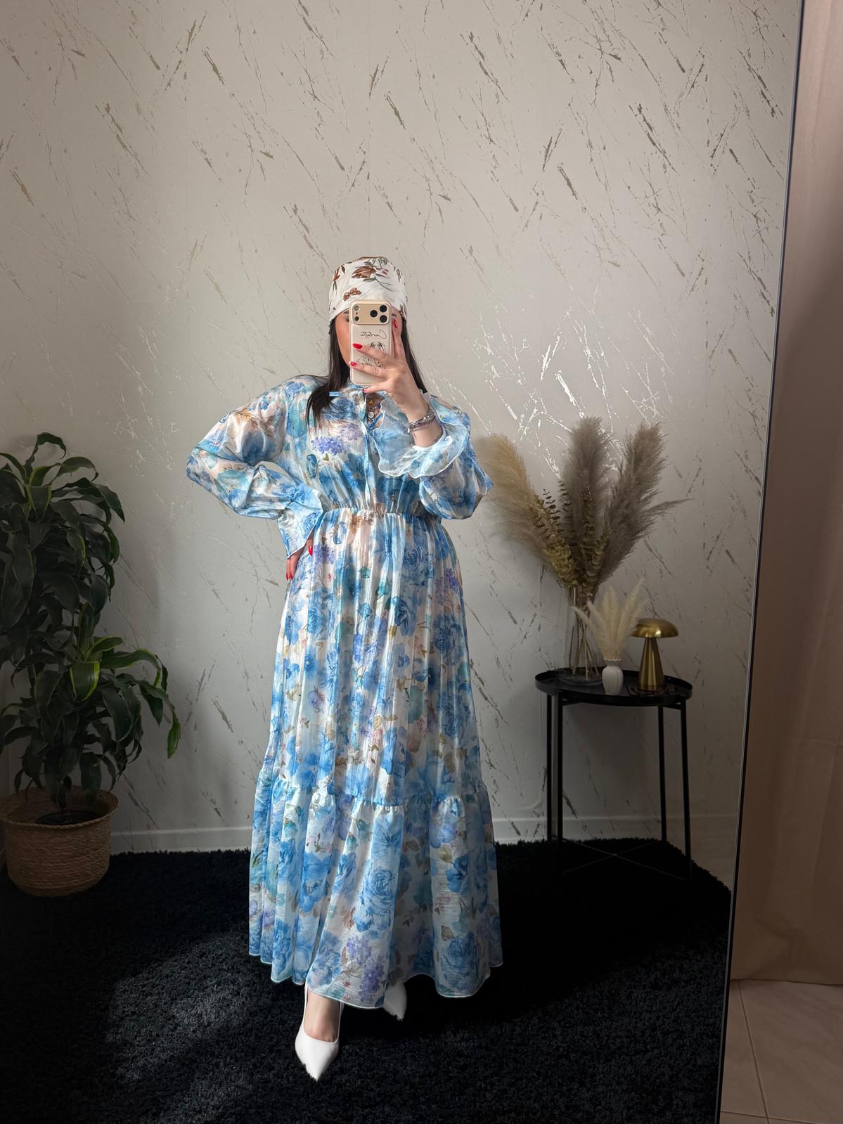 Abito Carlotta Celeste