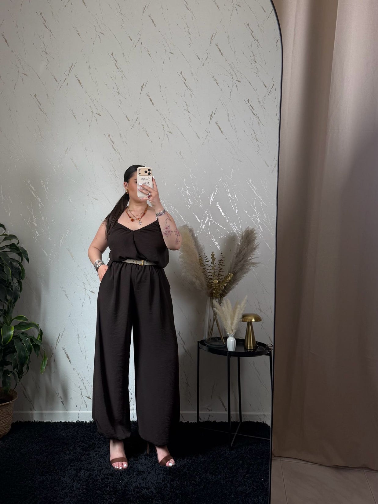 Jumpsuit Aurora Marrone