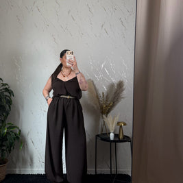 Jumpsuit Aurora Marrone
