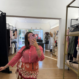 Camicia Ornella Rossa/Rosa