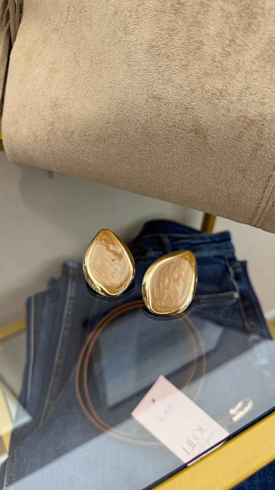 Orecchini Paola Beige