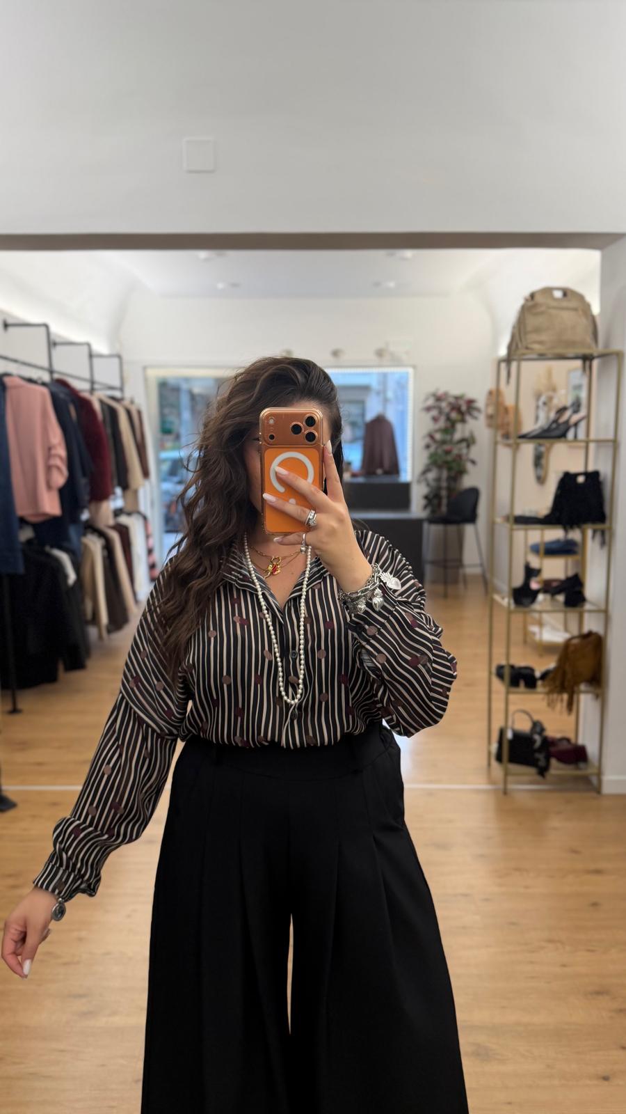 Camicia Sandra Nera