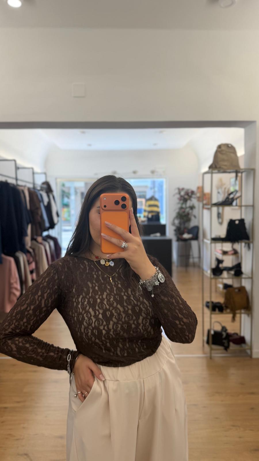 Maglia Caterina Marrone
