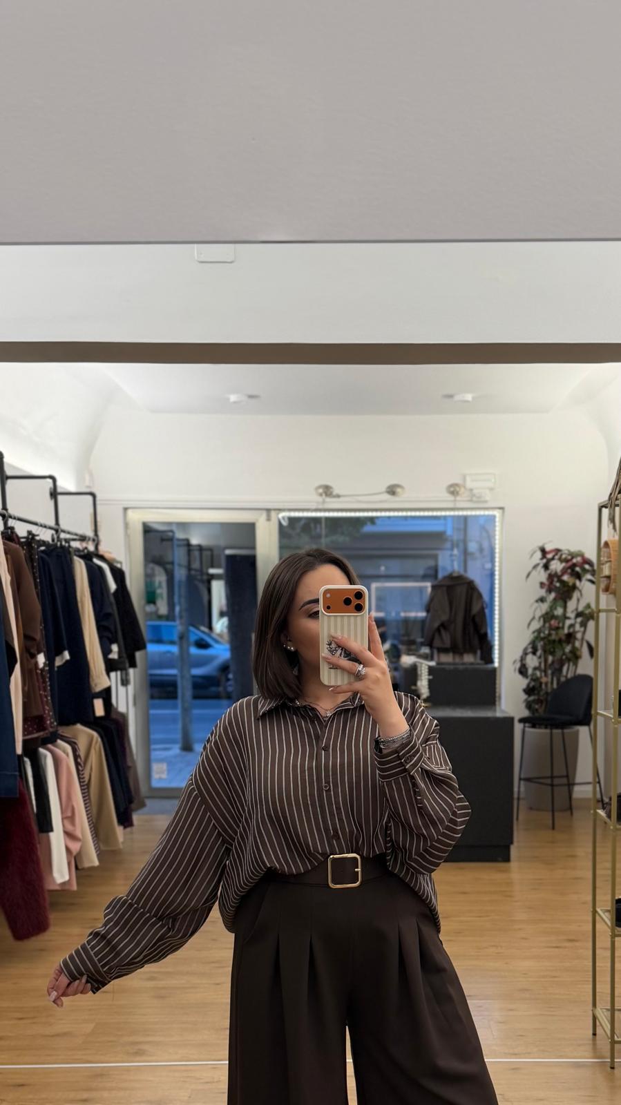 Camicia Alessia Marrone