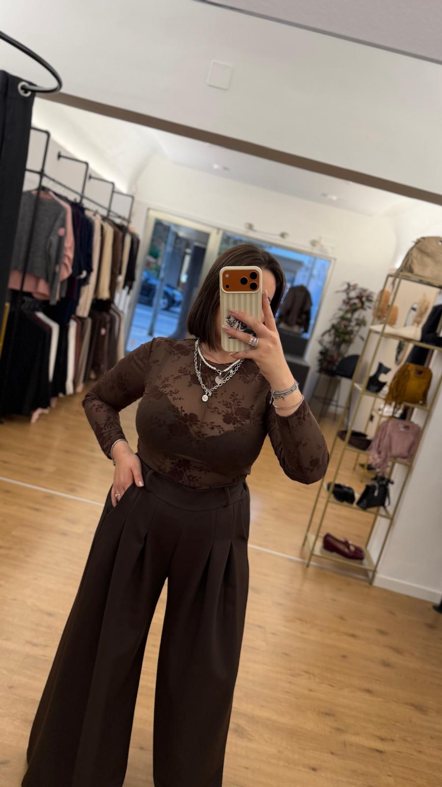 Maglia Lorenza Marrone
