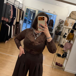 Maglia Lorenza Marrone
