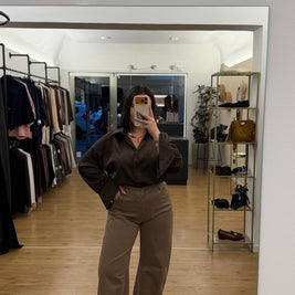 Camicia Isabella Marrone