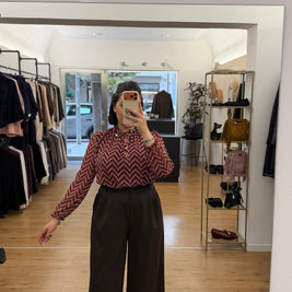 Camicia Lorena Bordeaux