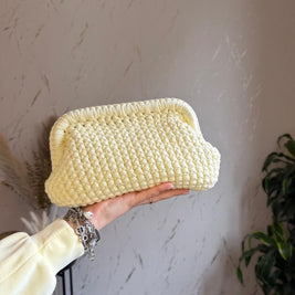 Borsa Intreccio Gialla