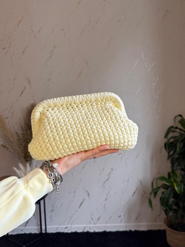 Borsa Intreccio Gialla