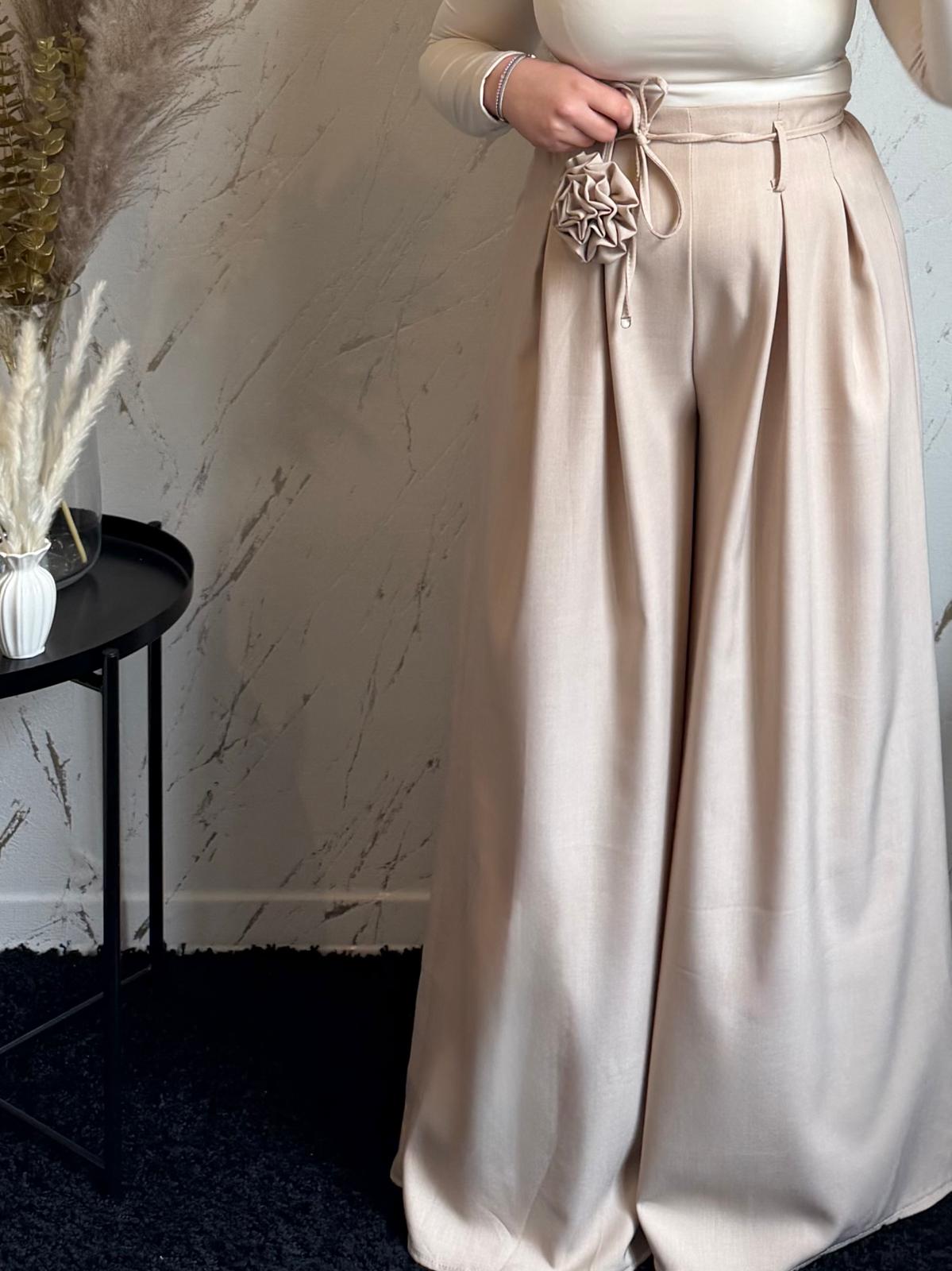 Pantalone Giulia Beige