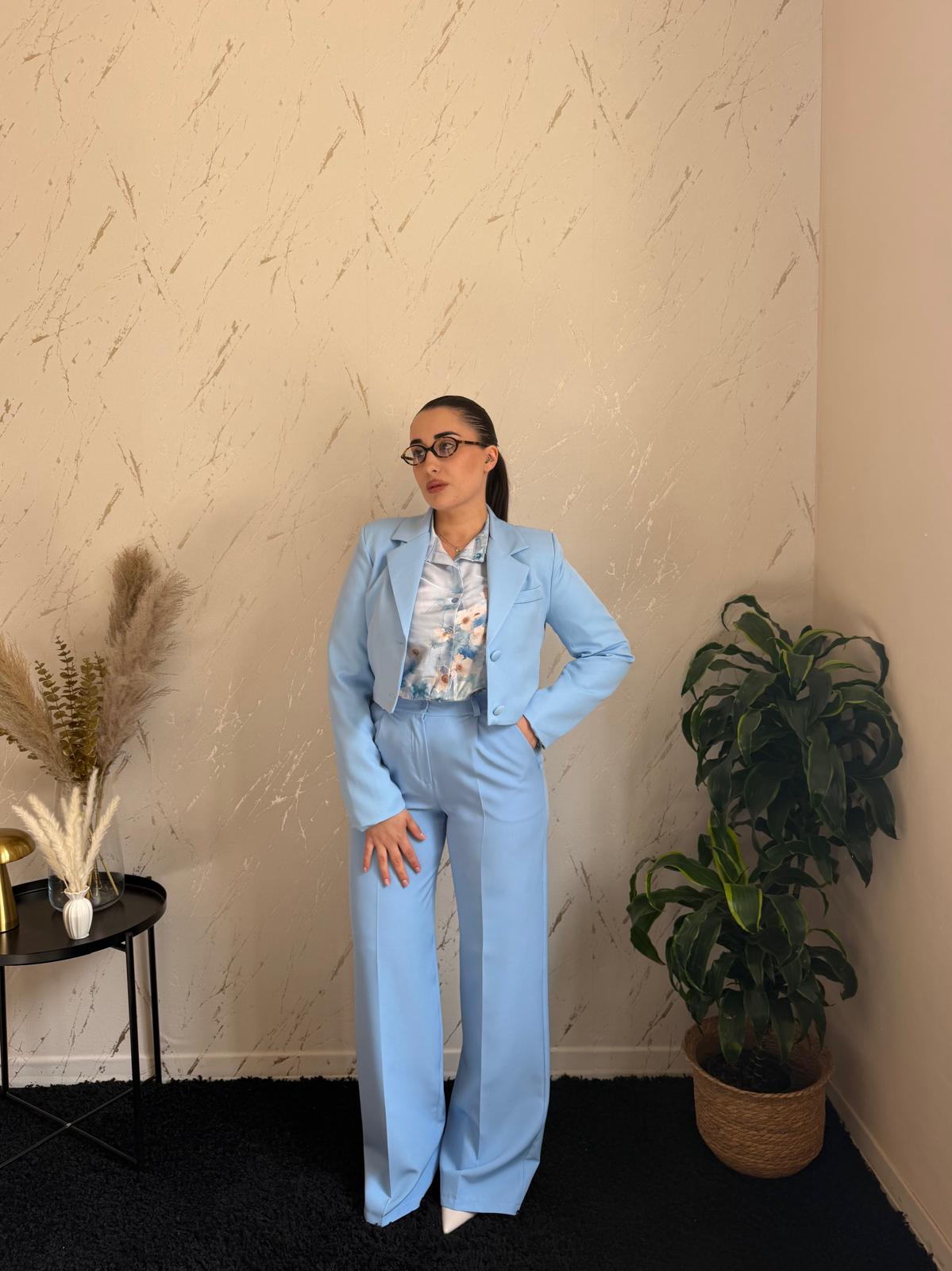 Tailleur Camilla Celeste