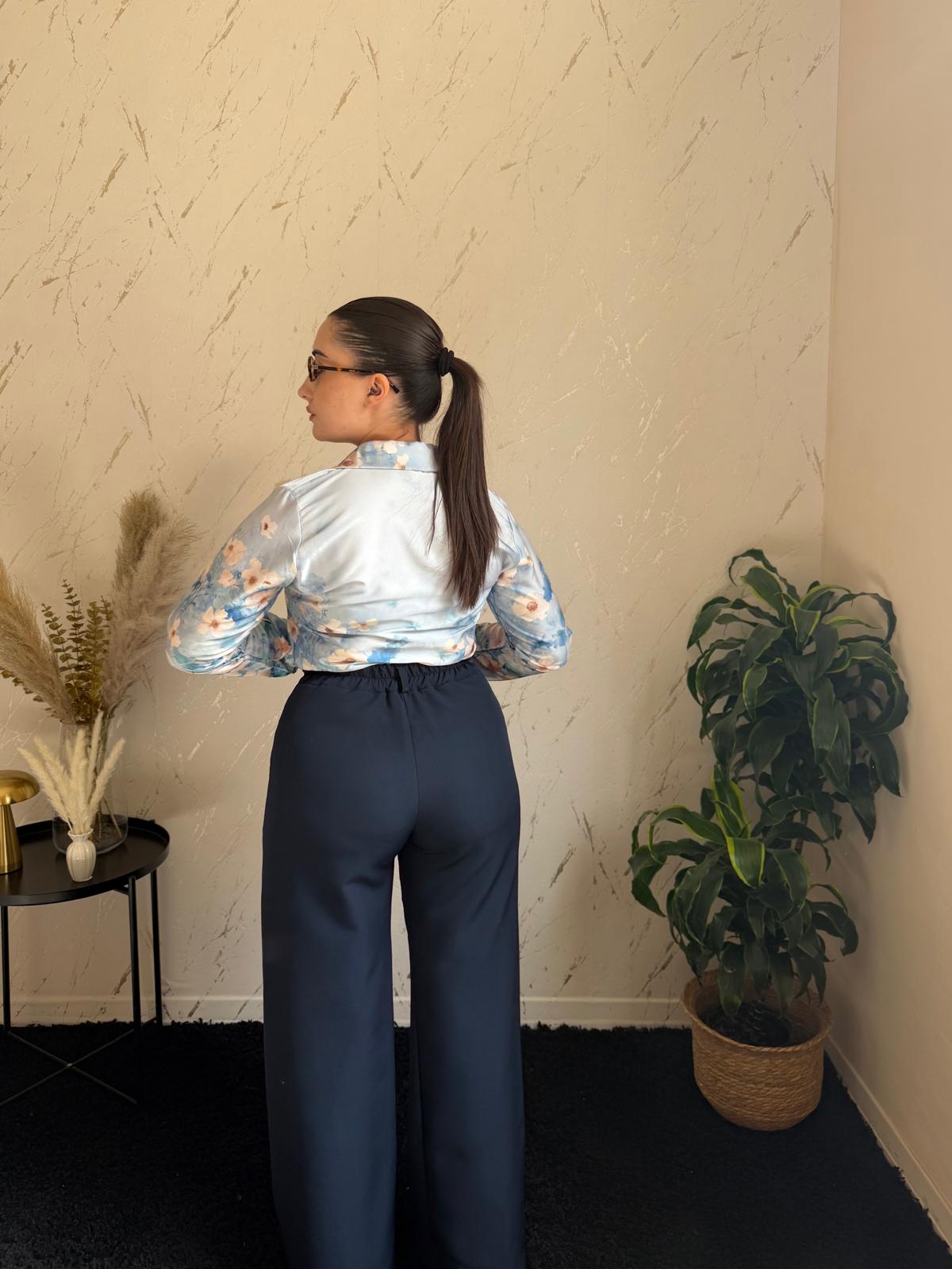 Camicia Chantal Celeste