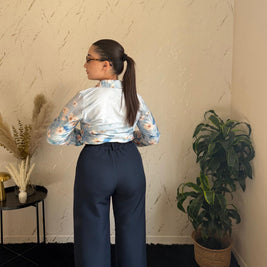 Camicia Chantal Celeste