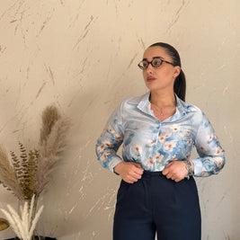 Camicia Chantal Celeste