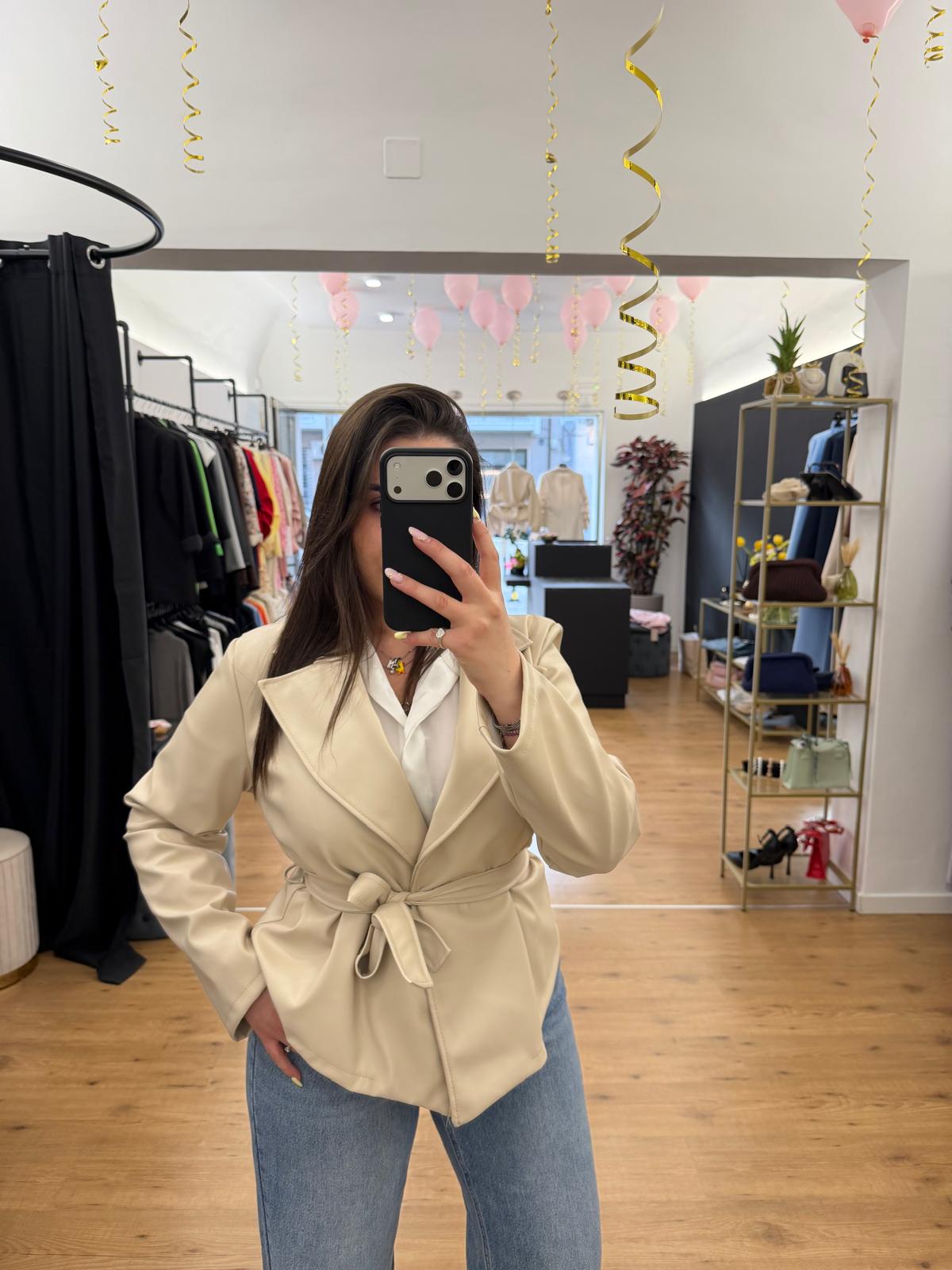 Trench Isabella Panna
