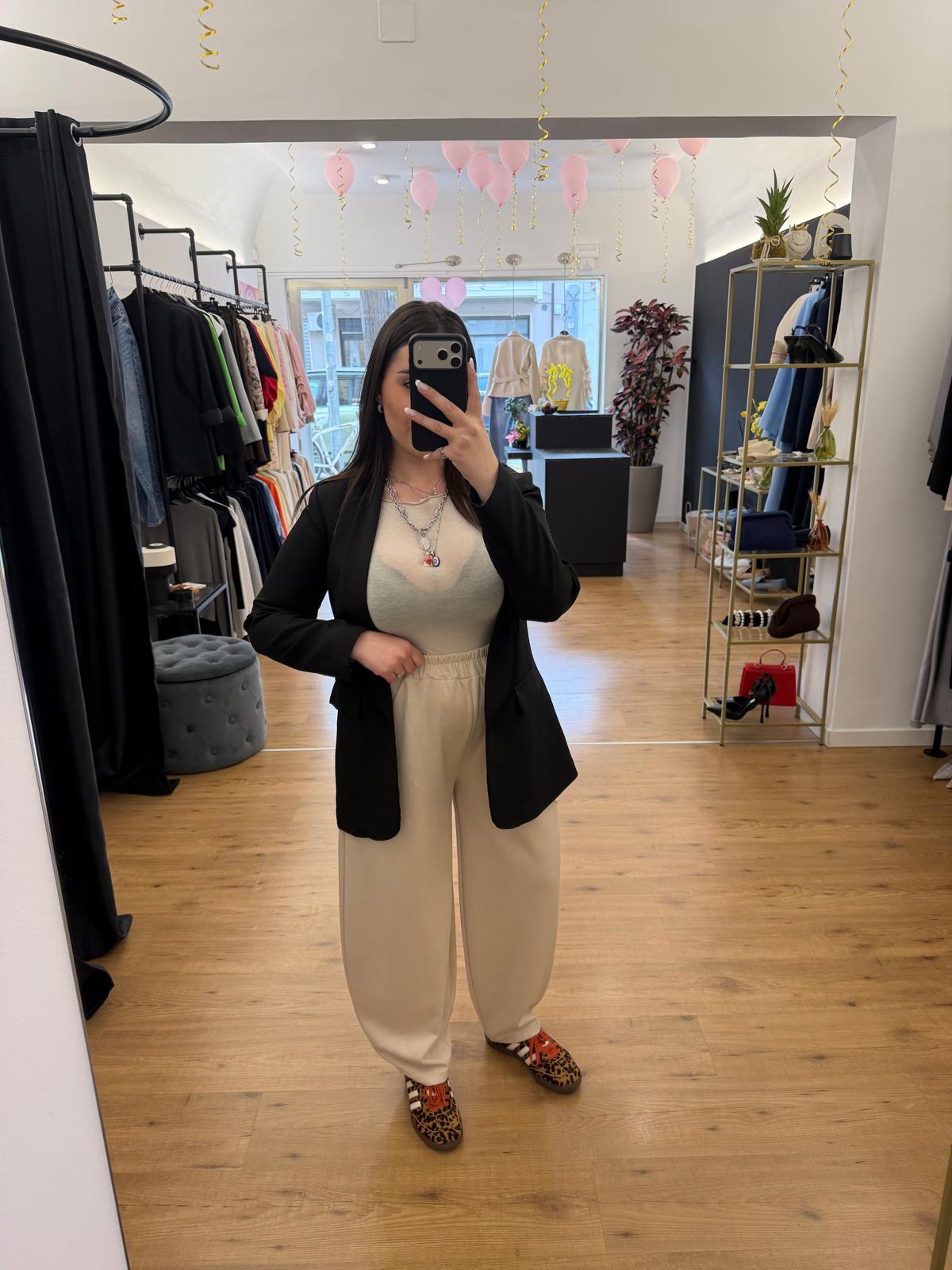 Pantalone Delia Beige