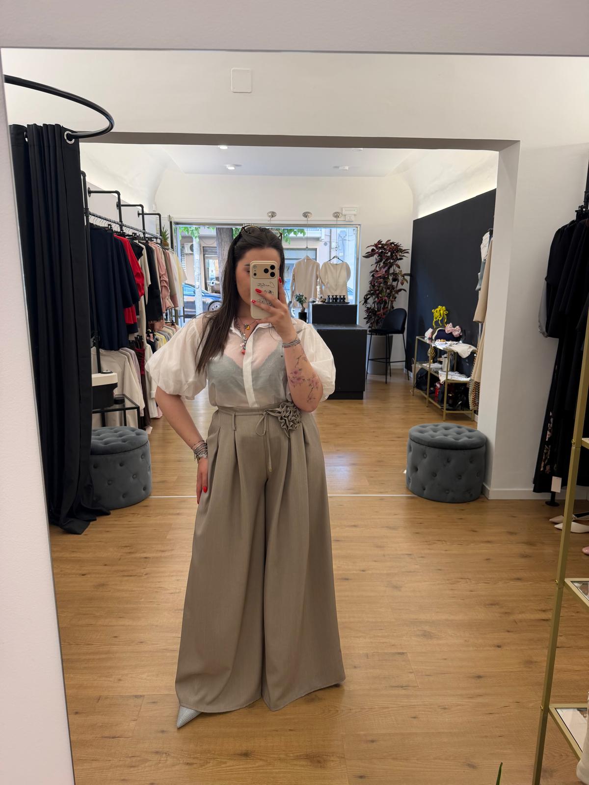 Pantalone Giulia Fango