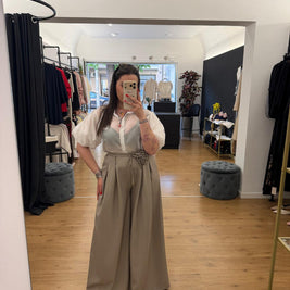 Pantalone Giulia Fango