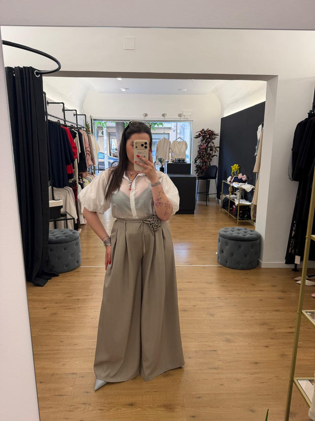 Pantalone Giulia Fango