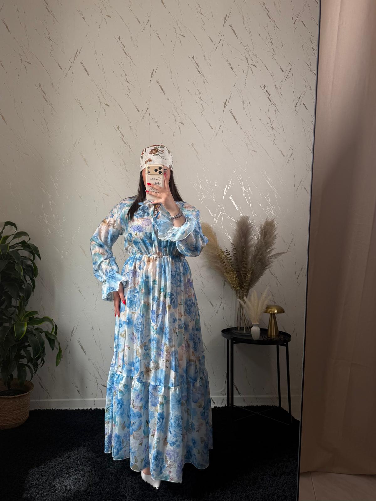 Abito Carlotta Celeste