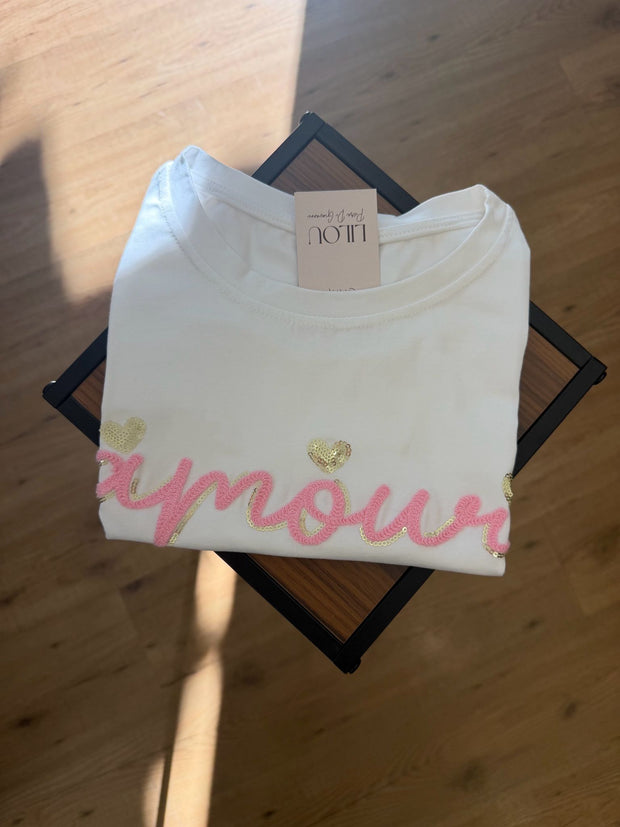 T-shirt Amour