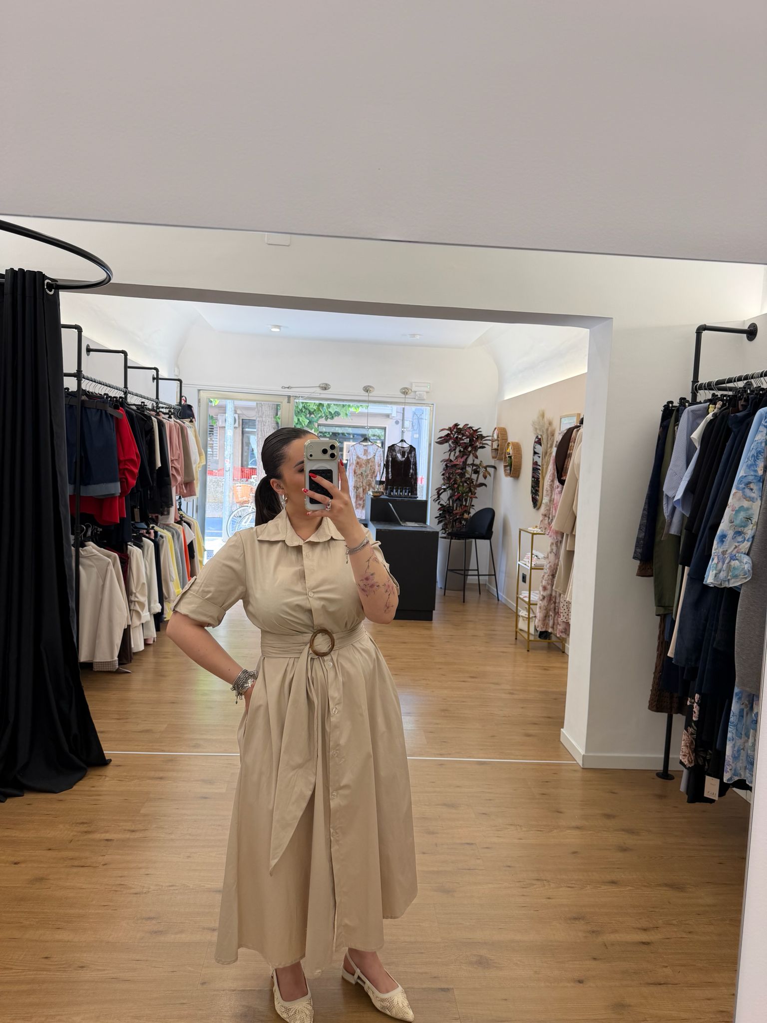 Abito Benedetta Beige