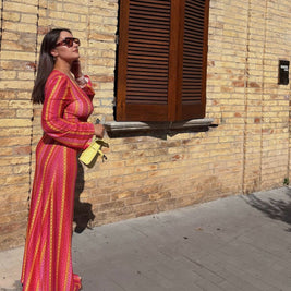 Abito Laura Fucsia