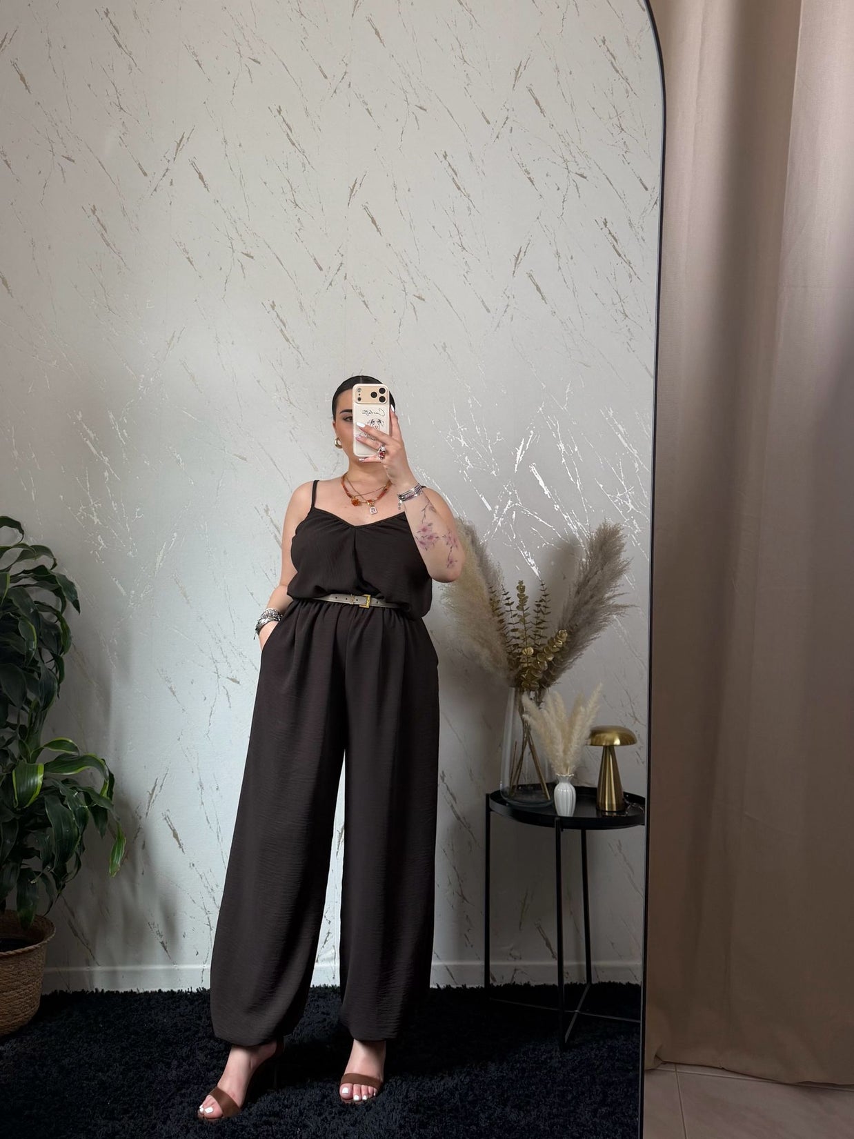 Jumpsuit Aurora Marrone