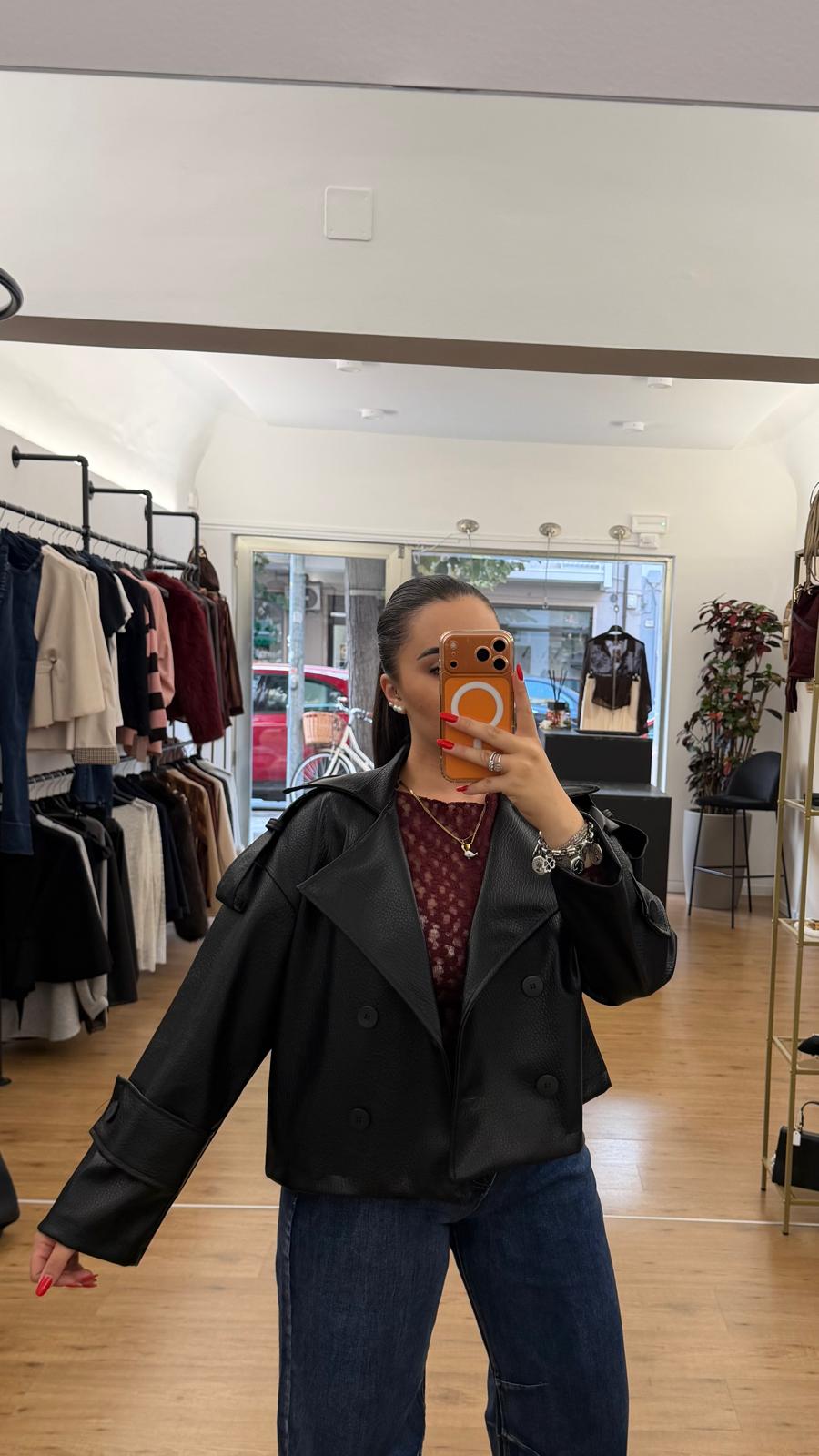Trench Federica Nero