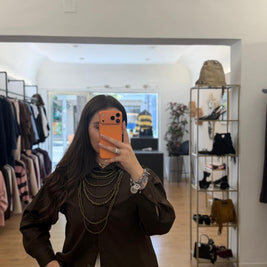 Camicia Tiziana Marrone
