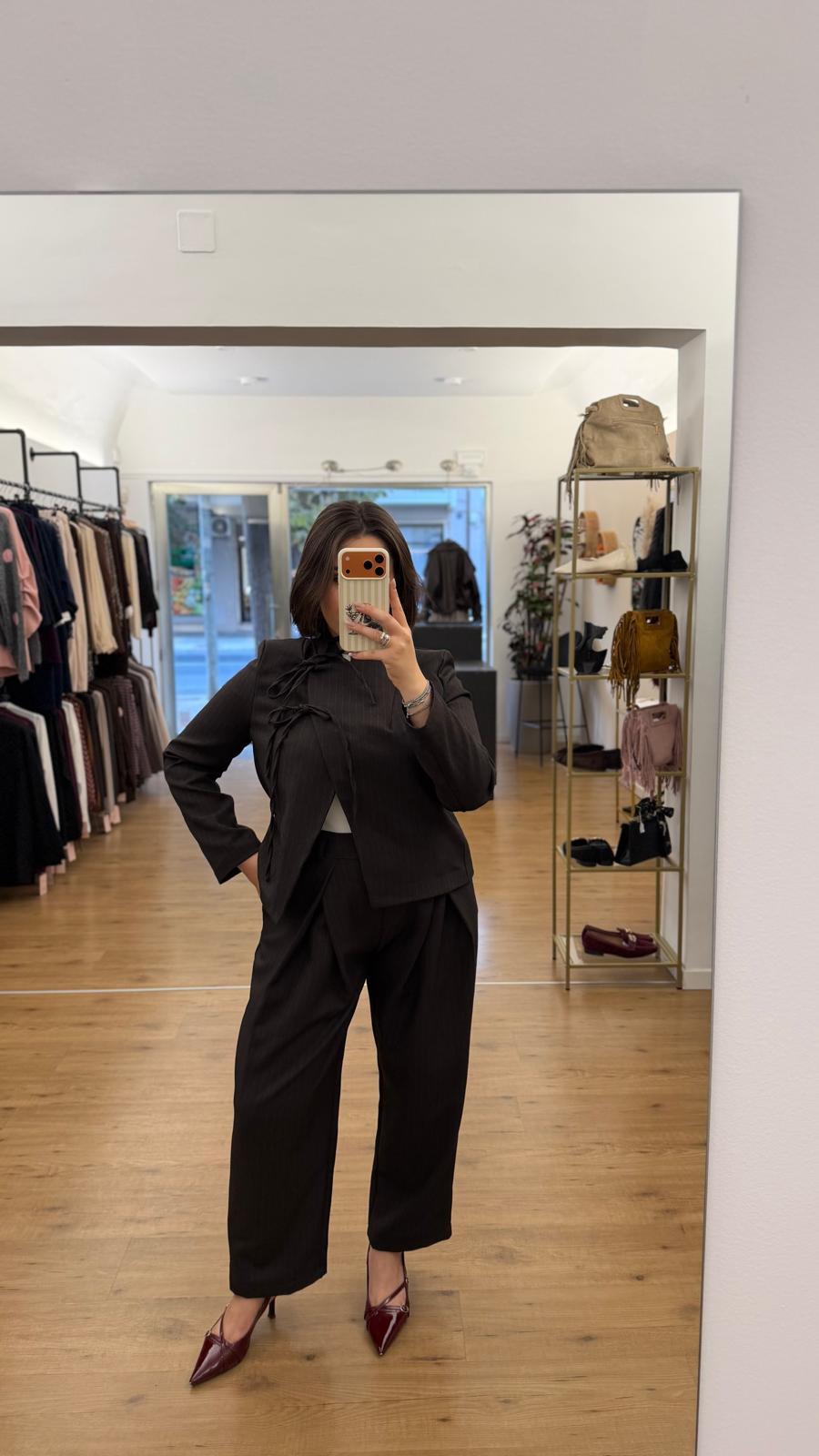 Tailleur Diana Marrone