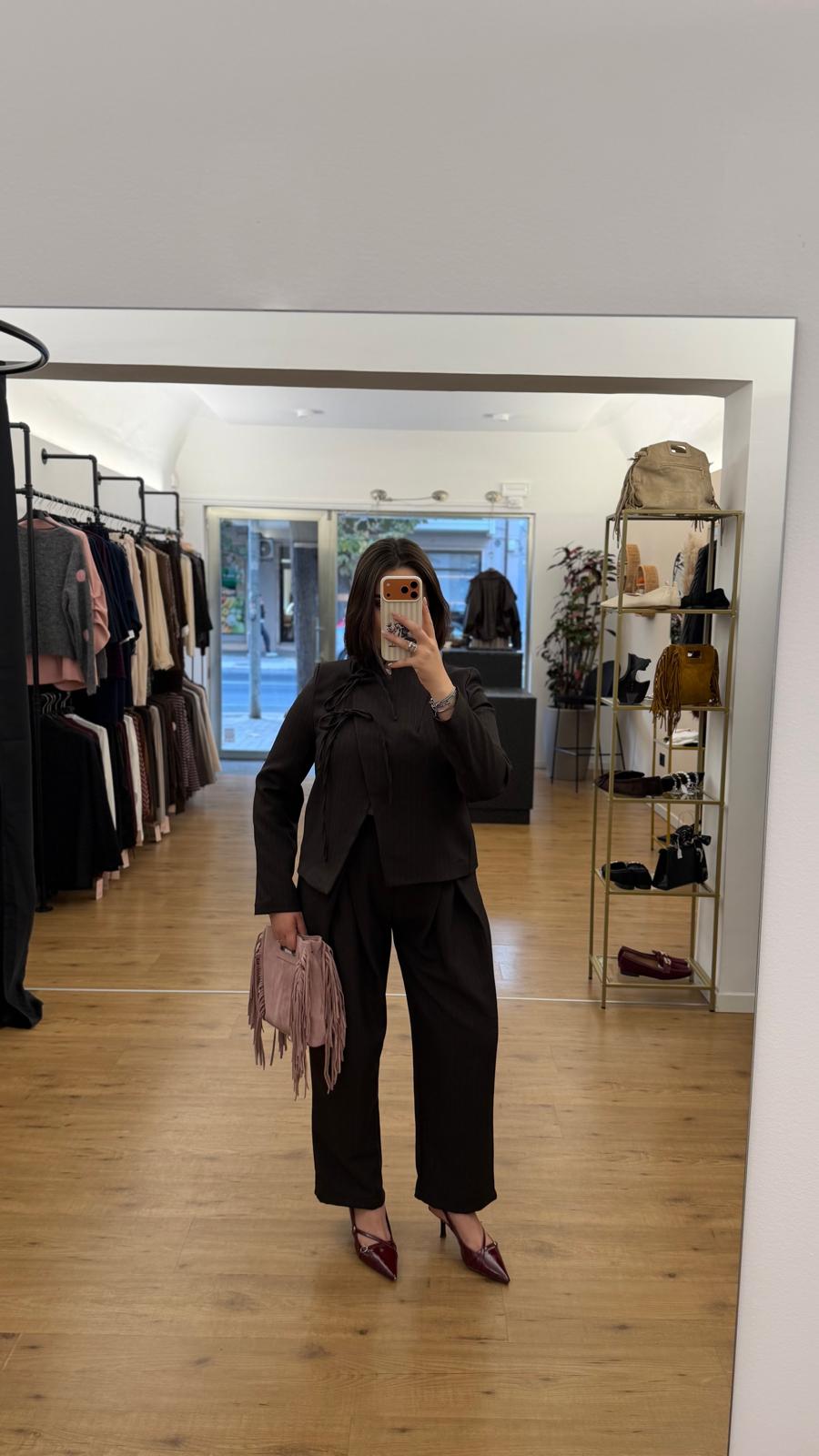 Tailleur Diana Marrone