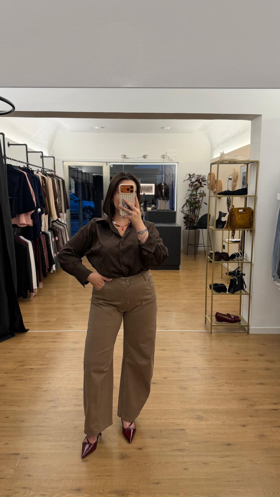 Camicia Isabella Marrone