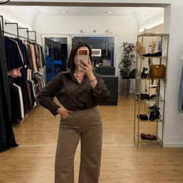 Camicia Isabella Marrone