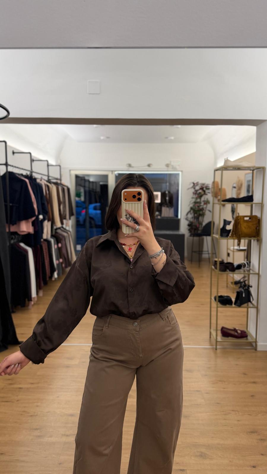 Camicia Isabella Marrone