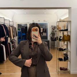 Blazer Giulia Marrone