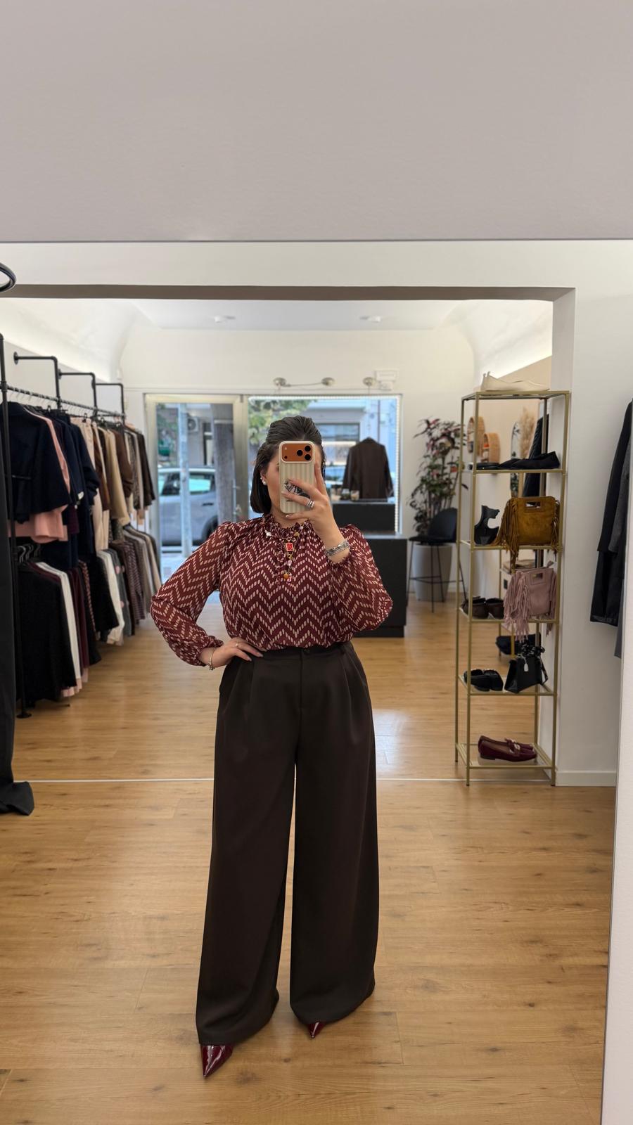 Camicia Lorena Bordeaux