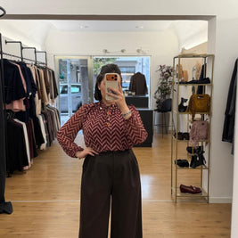 Camicia Lorena Bordeaux