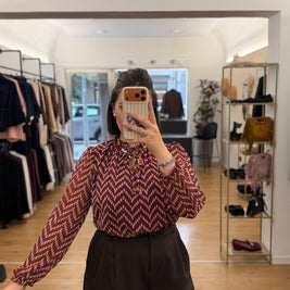 Camicia Lorena Bordeaux